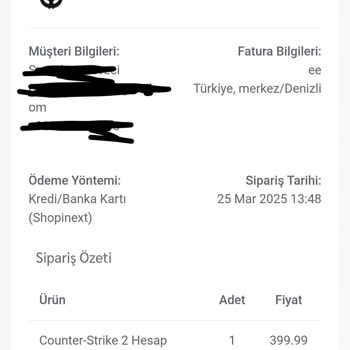 Geç Teslimat Ve Yetersiz Müşteri Hizmetleri