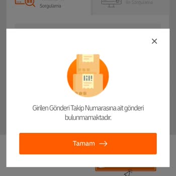 Kargo Takip Numarası Sorunu