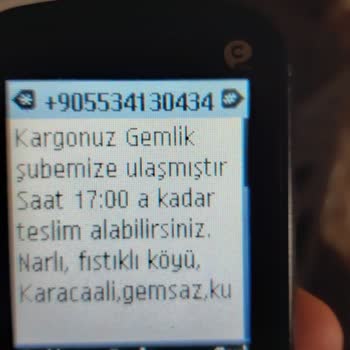 Sürat Kargo'nun Adrese Teslim Etmediği Ürün Sorunu
