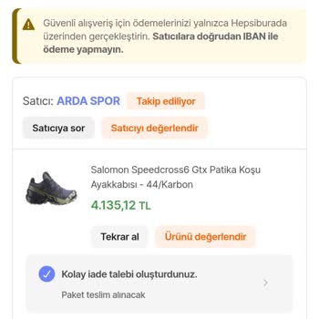 Yanlış Ve Eksik Ürün Gönderimi