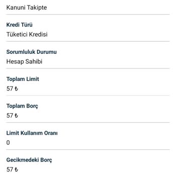 Yanlış Yasal Takip Nedeniyle Kredi Notum Etkileniyor