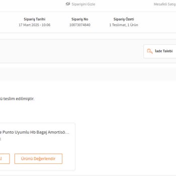 Yanlış Ürün Gönderimi Ve İletişim Sorunlarıyla Karşılaşan Müşteri Deneyimi