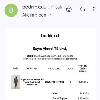 İptal Edilen Siparişin Ardından Belirsiz Bekleyiş: İade Sürecinde İletişim Sorunları