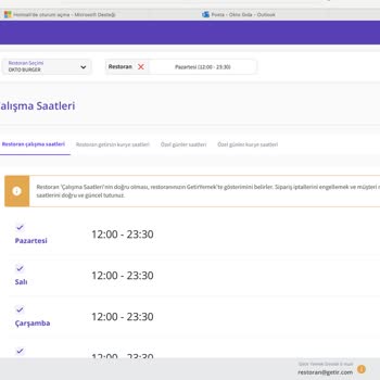 GetirYemek Başvurumuzun 3,5 Aylık Belirsizliği
