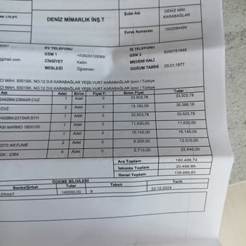 Mobilya Teslimatında Büyük Gecikme Ve Eksik Parçalar