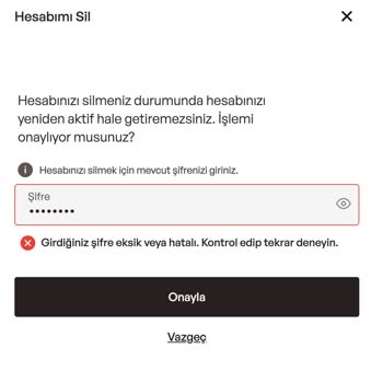 Hesap Silme Talebime Yanıt Verilmemesi Ve KVKK Haklarımın İhlali