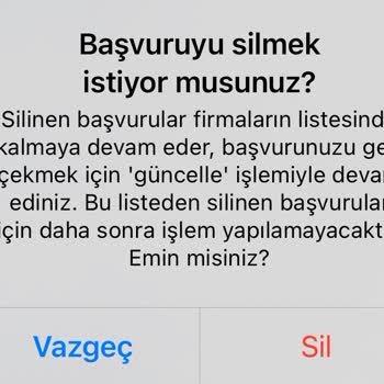 Başvuru İptali İçin Yetersiz Bilgilendirme