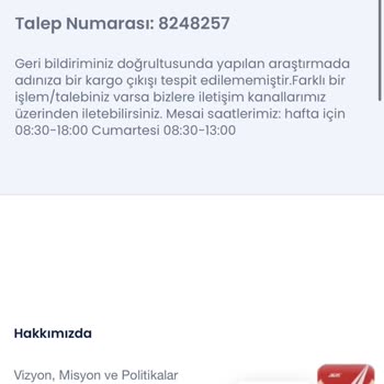 Aras Kargo İle Kayıp Kargo Ve İletişim Sorunları