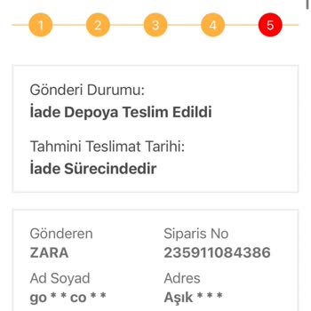 Zara'dan İade Sürecinde Yaşanan Sorunlar