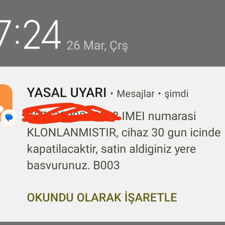 IMEI Klonlama Sorunu Ve Yetersiz Destek