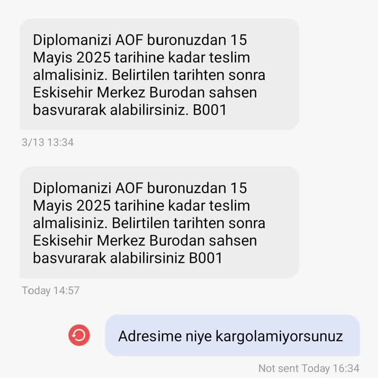 Diplomaların Kargolanmaması Mağduriyet Yaratıyor