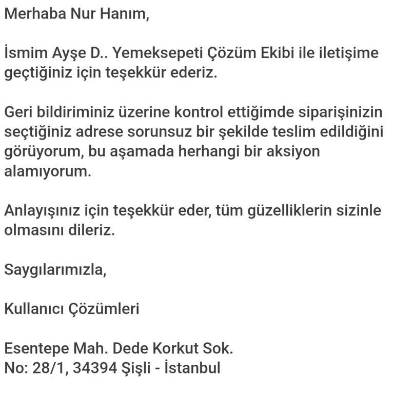 Kurye Sorunu Ve İletişim Eksikliği