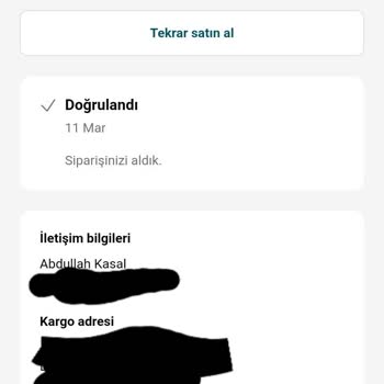 Kırık Masaj Aleti Ve İade Sorunu