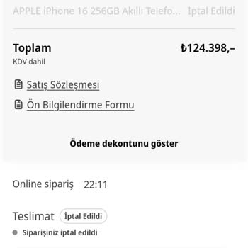 Gece İndirimi Hayal Kırıklığı: İptal Edilen Siparişler