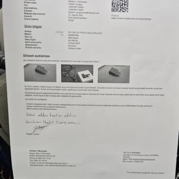 Media Markt'ta Garanti Sürecinde Yaşanan Sorun