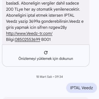Onayım Dışında Üyelik Ve Faturama Yansıyan Ücret