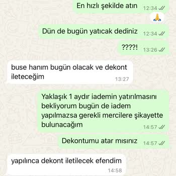İade Edilmeyen Para Ve Yanıltıcı Bilgiler