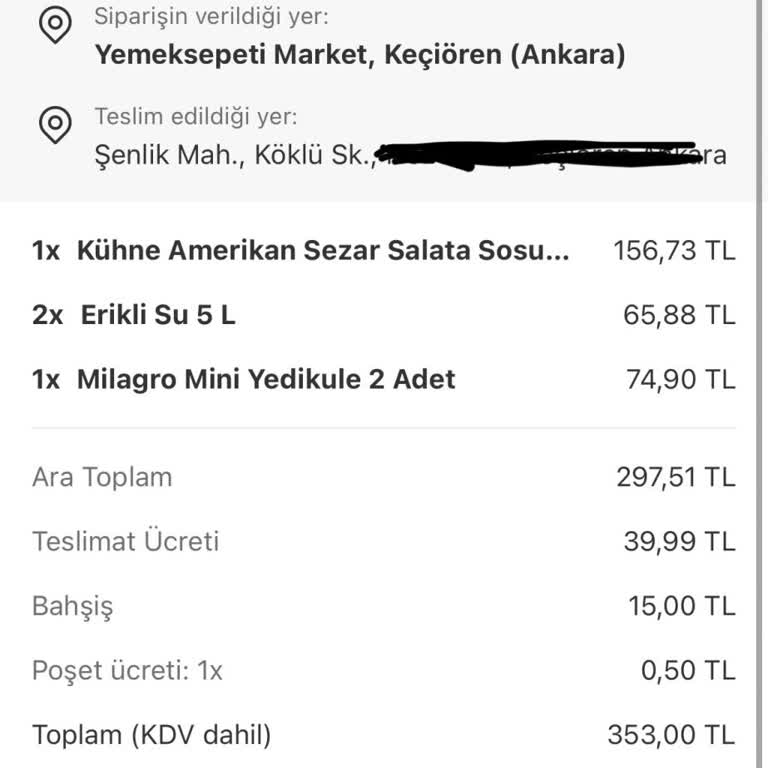 Yemek Sepeti'nde Yanıltıcı Ödeme Ve Yetersiz Müşteri Hizmetleri Deneyimi