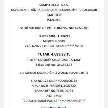 Yetkisiz Kredi Kartı Tahsilatı