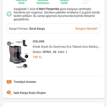 Kargom Ulaşmadı, Ücret İadesi İstiyorum