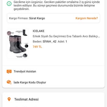 Kargom Ulaşmadı, Ücret İadesi İstiyorum