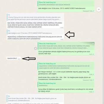 Eksik Ve Arızalı Ürün Mağduriyeti