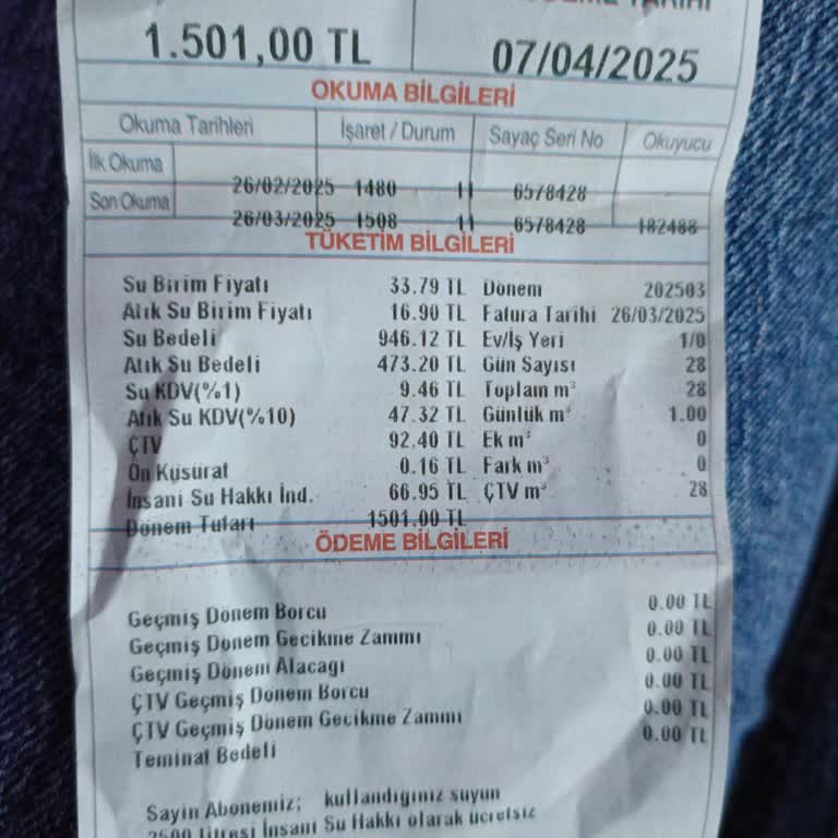 Su Faturasında Şok Edici Artış!