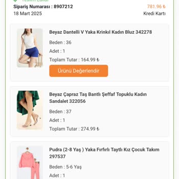 Eksik Ürün Gönderimi Ve Hızlı Çözüm Talebi