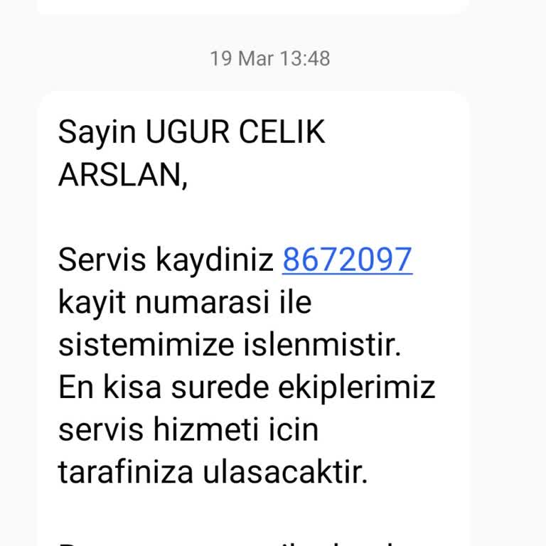 Kumtel Ankastre Set Servis Gecikmesi