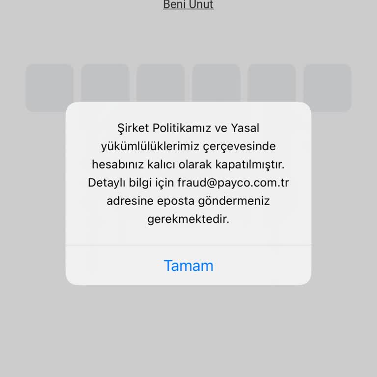 Beklenmedik Hesap Kapatma Ve Para İadesi Sorunu