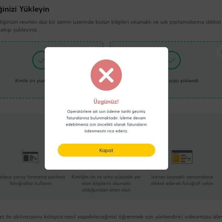 Turkcell'e Geçişte Karşılaşılan Haksız Kısıtlama