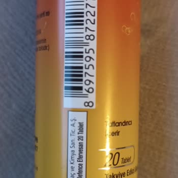 Efervit Defence C Vitamini Takviyesinde Şok Edici Kalıntı