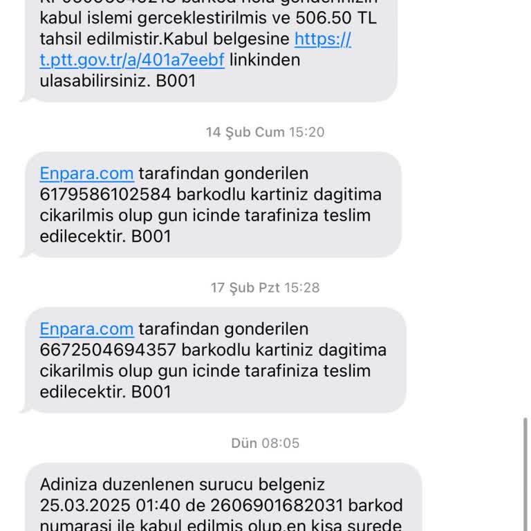 Yanıltıcı Mesajla Kargo Ücreti Talebi