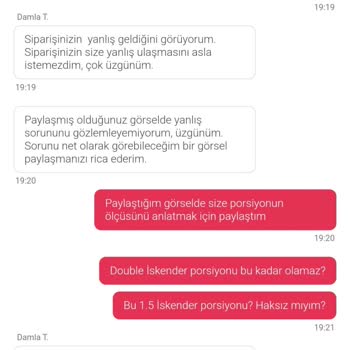 Yanlış Sipariş Teslimi Ve Sorumsuz Müşteri Hizmetleri
