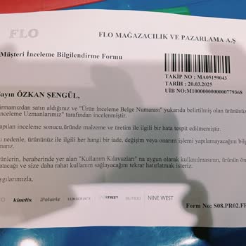 Kışa Dayanıklı Olmayan Ayakkabı Ve Yetersiz Müşteri Hizmeti