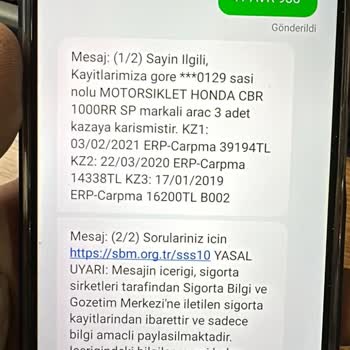 Hasar Sorgulama Sonuçlarında Tutarsızlık
