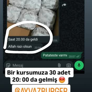 Geç Gelen Sipariş Ve İlgisiz Hizmet