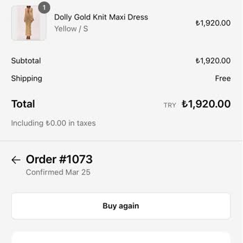 Sipariş Verdim Elbisem Nerede Kargo Bilgisi Yok