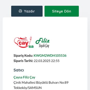 Beklentileri Karşılamayan Çay Deneyimi