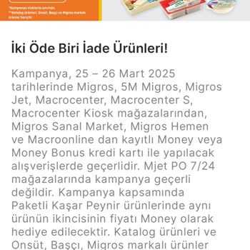 İade Edilmeyen Money Kampanyası