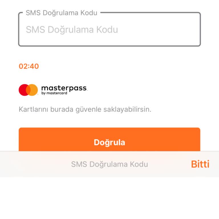 Masterpas Bildirim Sorunu