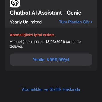 İptal Edilen Abonelik Sonrası Devam Eden Ücret Talebi Sorunu