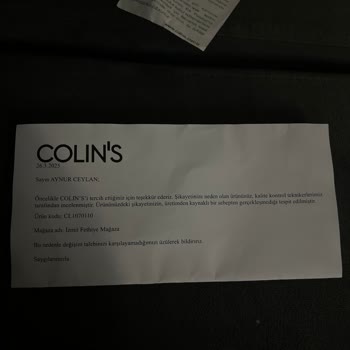 Renk Veren Ürün Ve Kullanıcı Hatası İddiası