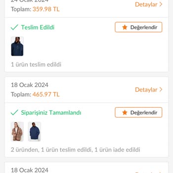 Hesap Karışıklığı Ve İptal Edilen Siparişler