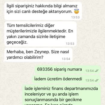 Touche Prive'de İade Sürecinde Müşteri Mağduriyeti