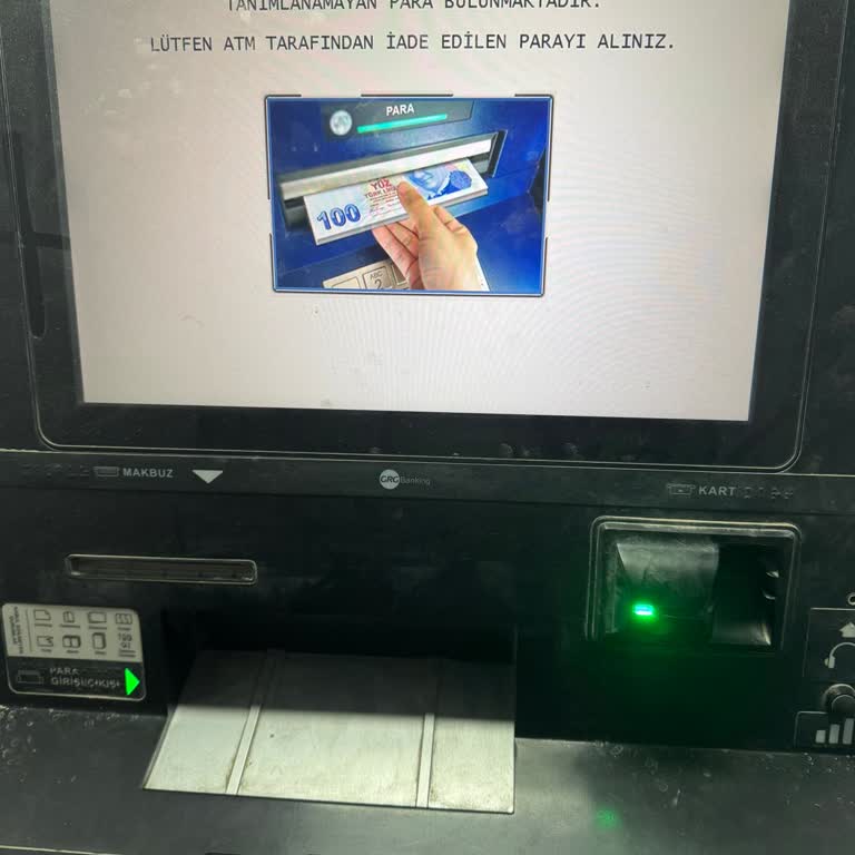QNB ATM'sinde Para Yatırma Sorunu Ve Yardım Talebi