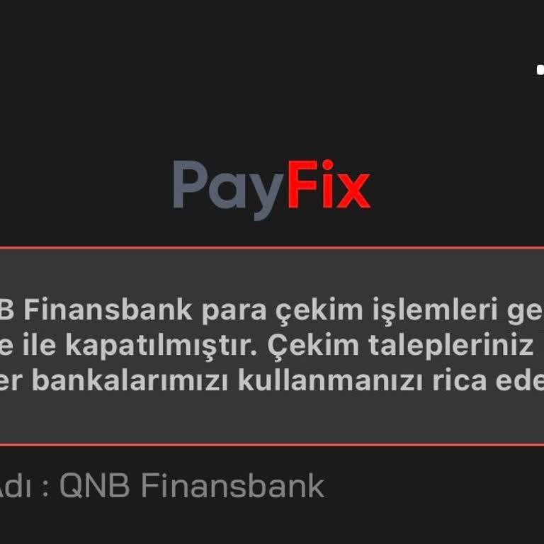 Payfix'te Uzun Süredir Devam Eden Para Çekme Sorunu