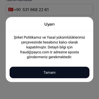 Hesabım Aniden Kapandı Ve Param Kaldı