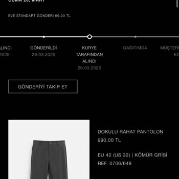 Zara Online Siparişimde Ek Ücretle Gelen Mağduriyet