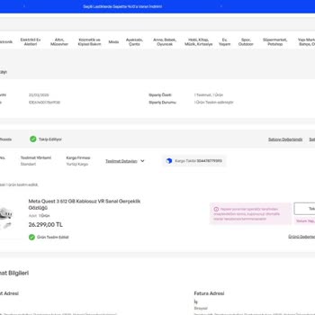 Kusurlu VR Gözlük Ve İade Sorunu